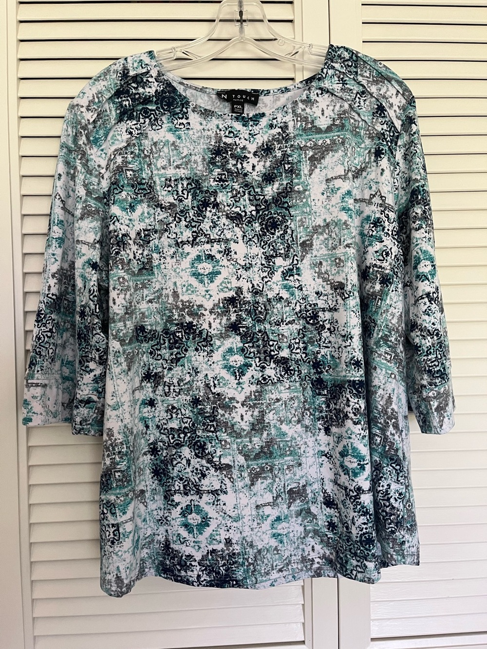 N Touch 3/4 sleeve tee shirt